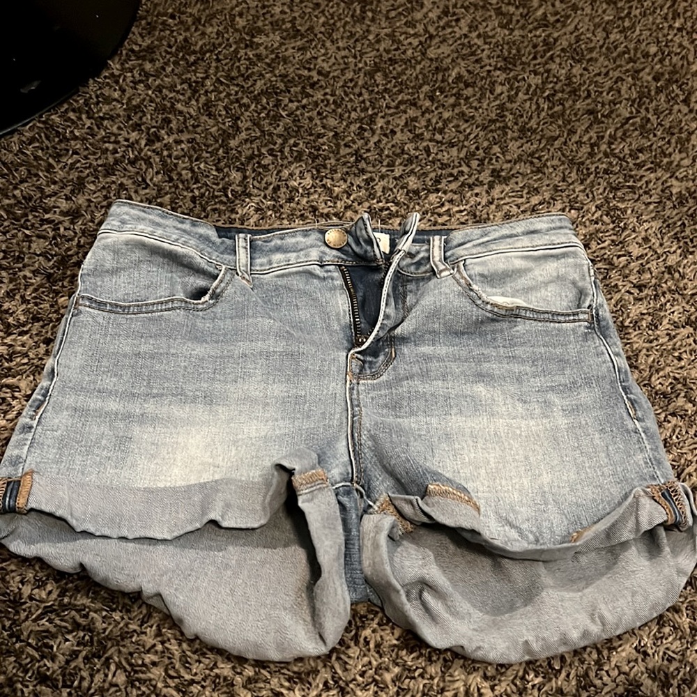 Light wash jean shorts- Size small/medium